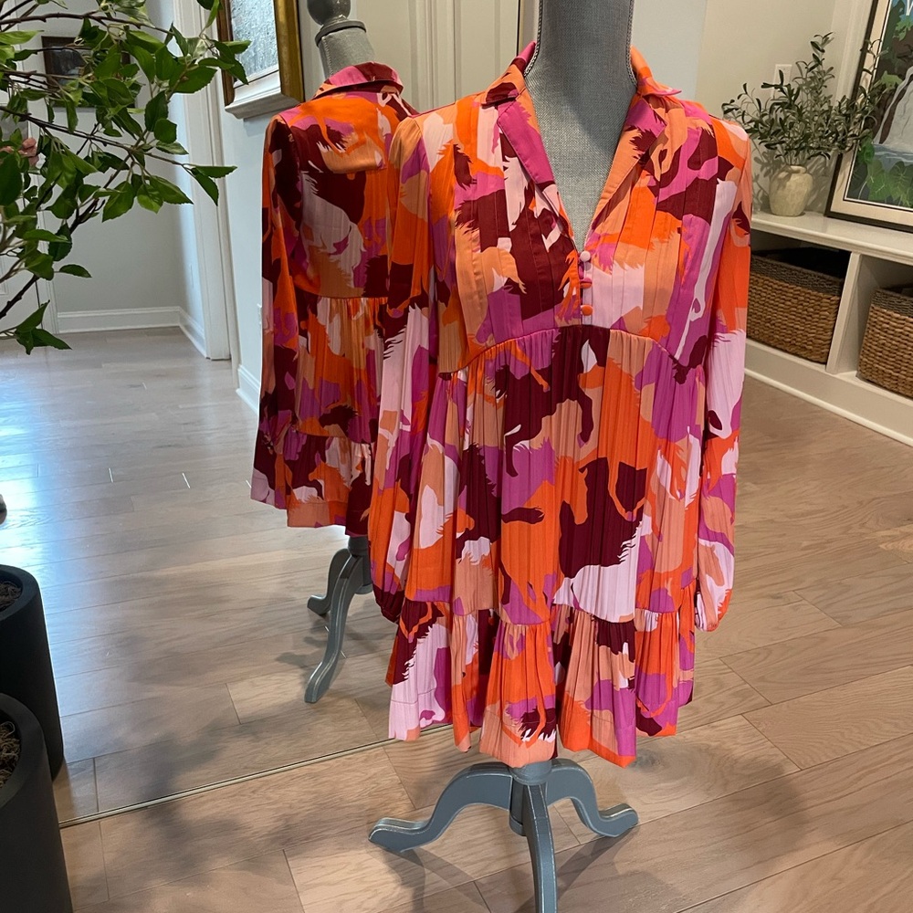 Anthropologie Multicolor Midi Dress